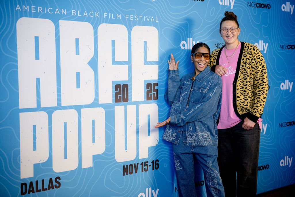 ABFF DAL Day1 red carpet Syd Colson and Theresa Plaisance