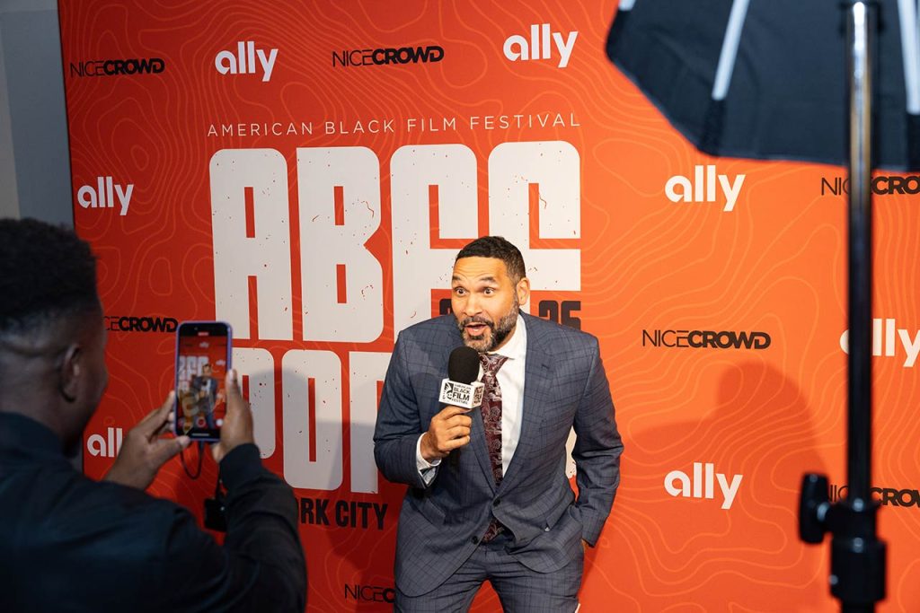 ABFF NYC RAIN Eden Marryshow red carpet