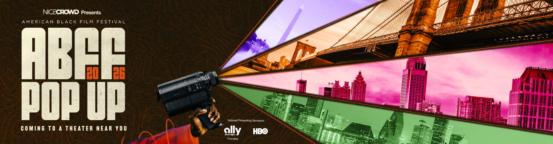 NICE CROWD Presents: American Black Film Festival - ABFF POP UP 2026 - Coming to a Theater Near You